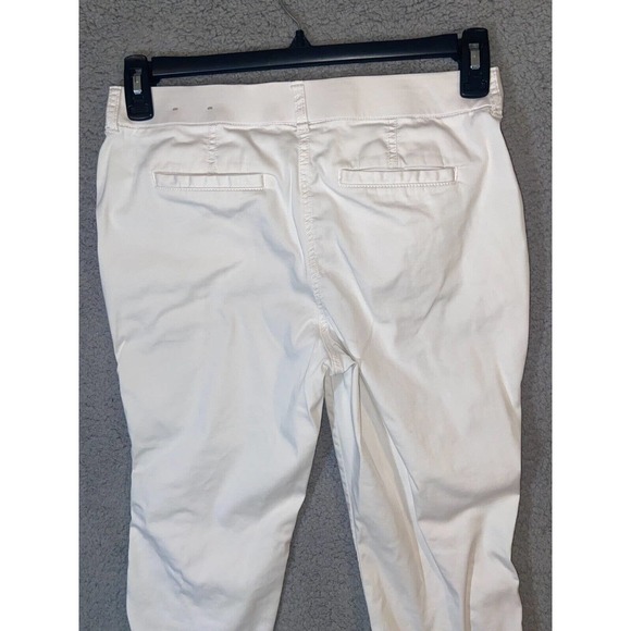Chico's Petite Ankle Pants Skinny Petite 0 White Ankle Ruched Midi Adult Womens - Picture 11 of 11